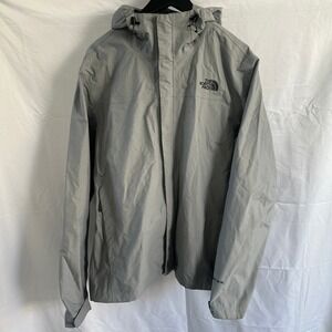 The North Face Venture HyVent 2.5L Nylon Ripstop Pit Zip Vent Stow Pocket Sz Lg